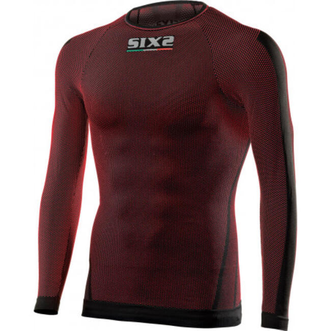 Six2 Maglia Termica Moto Dark Red Unisex